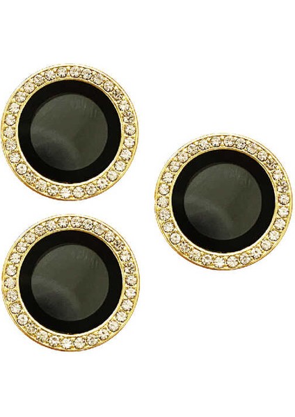 iPhone 14 Pro Uyumlu Scks Cl-06 Kamera Lens Koruyucu-Gold