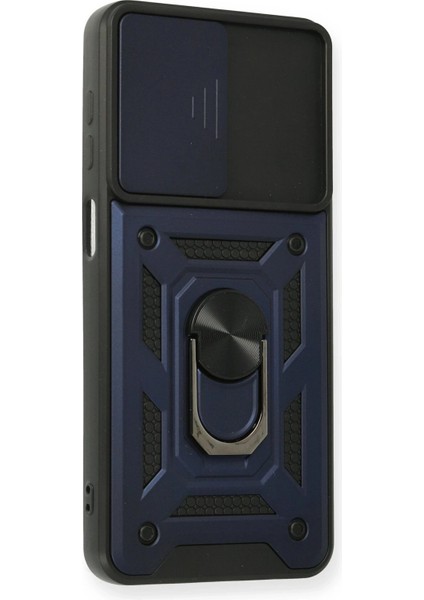 Samsung Galaxy A12 Kılıf Pars Lens Yüzüklü Silikon - Lacivert - 13408-6009 fiyatları