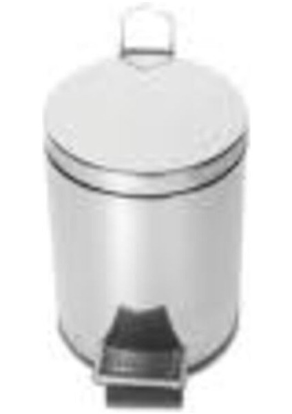 Çelik Pedallı Renkli Çöp Kutusu 3 Litre, Pratik ve Şık Tasarım