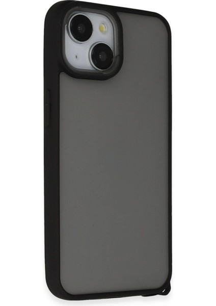 iPhone 15 Kılıf Elegant Kapak - Siyah - 13423-1062