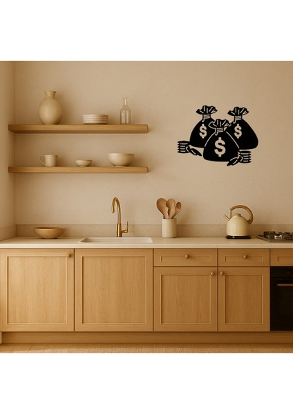 Para Çantaları Tasarımı Iç Mekan Dekoratif Tablo - 18498-8655 fiyatları