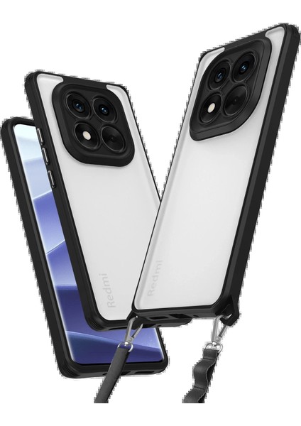 Xiaomi Redmi Note 14 Pro 4g Kılıf Penta Silikon Kılıf - Siyah - 19254-7948