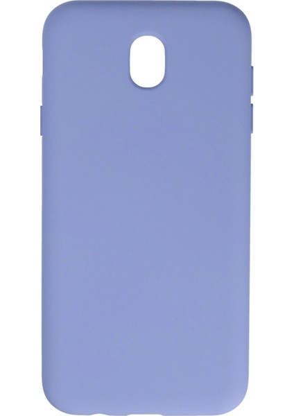 Samsung Galaxy J7 Pro / J730 Kılıf Nano Içi Kadife Silikon - Lila - 13929-4953