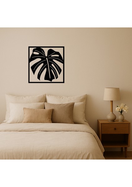 Monstera Bitki Desenli Dekoratif Tablolar - 15799-3021