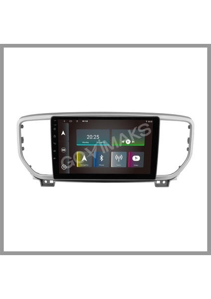 GOVİMAKS KIA SPORTAGE 2018-2023 UYUMLU 8 GB RAM 128 GB HAFIZA ANDROID MULTIMEDIA TEYP