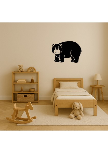 Doğal Ayı Figürlü Mdf Dekoratif Tablo - 16558-4379 modelleri