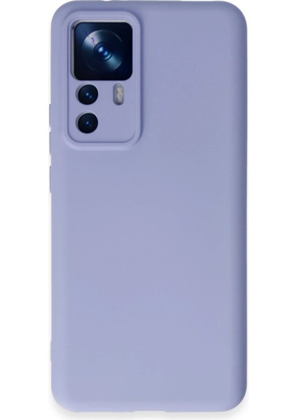 Xiaomi Mi 12T Pro Kılıf Nano Içi Kadife Silikon - Lila - 13537-4194