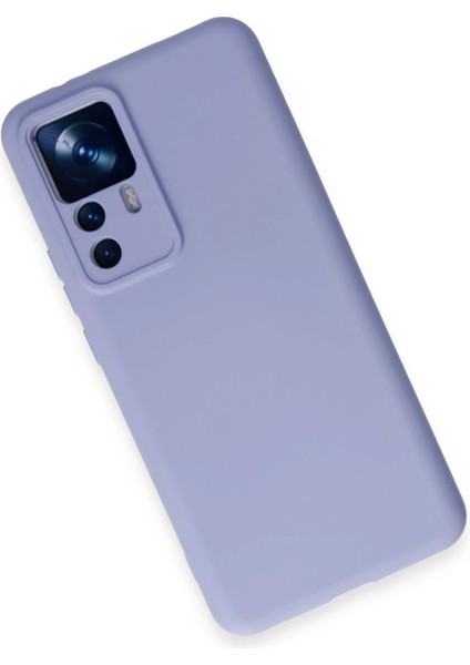 Xiaomi Mi 12T Pro Kılıf Nano Içi Kadife Silikon - Lila - 13537-4194 modelleri