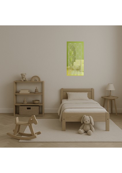 Minimalist Çizgilerle Dekoratif Altın Aynalı Tablo - 15965-4570 fırsatları