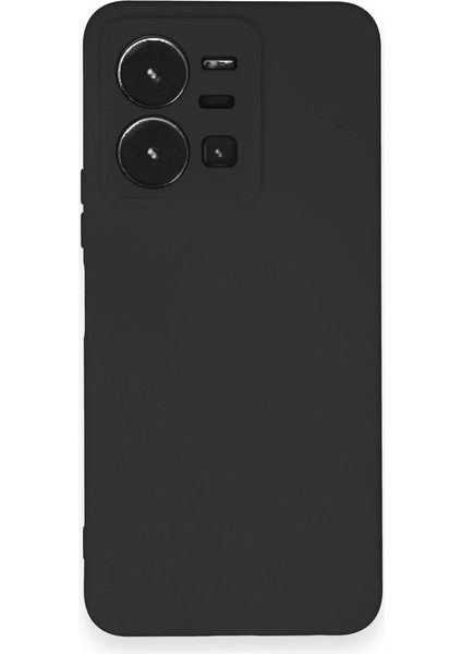 Vivo Y35 Kılıf Nano Içi Kadife Silikon - Siyah - 15133-4943