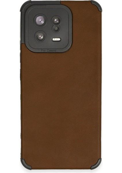 Xiaomi Mi 13 Kılıf Loop Deri Silikon - Kahverengi - 13686-2510
