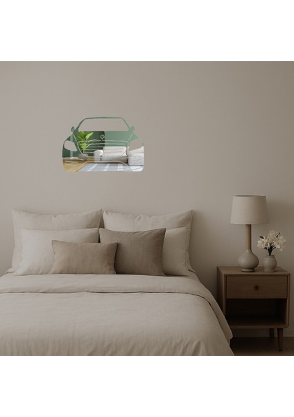 Klasik Araba Tasarımlı Dekoratif Aynalı Tablo - 14689-6163 fiyatları
