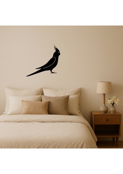 Sultan Papağanı Motifli Dekoratif Tablo - 19940-2259