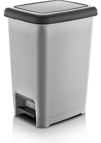 15 Litre Basmalı Çöp Kovası, Şık Gri Renkli ve Pratik Kullanım Kolaylığı Sağlar modelleri