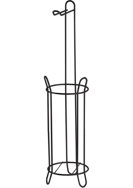 Şık Siyah Yuvarlak Yedekli Tuvalet Kağıtlık, Modern ve Pratik Tasarım fiyatları