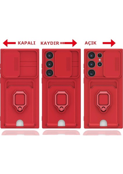 Samsung Galaxy S24 Ultra Kılıf Zuma Kartvizitli Yüzüklü Silikon - Lacivert - 16921-5944 fırsatları