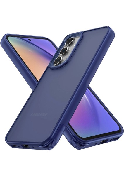 Samsung Galaxy A04S Kılıf Elegant Kapak - Lacivert - 14308-6756