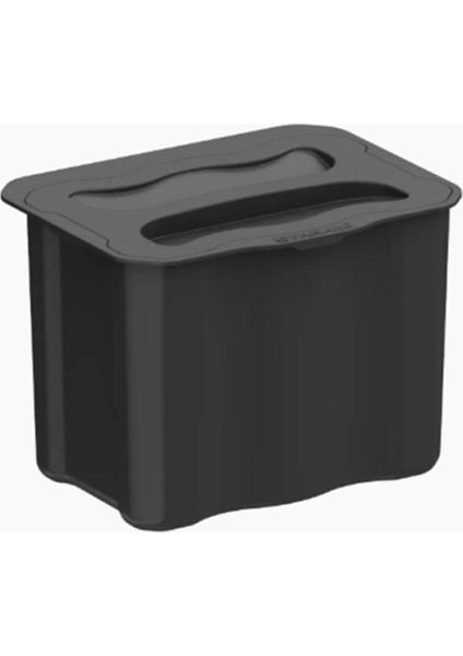 Askılı 5 Lt Çöp Kovası, Antrasit Renk