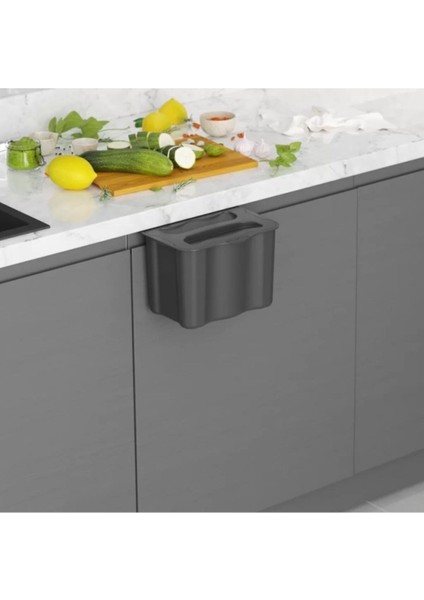 Askılı 5 Lt Çöp Kovası, Antrasit Renk fiyatları