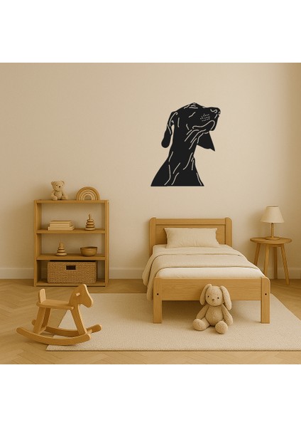 Sevimli Köpek Yüzü Mdf Dekoratif Tablo - 17294-7105 modelleri