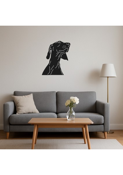 Sevimli Köpek Yüzü Mdf Dekoratif Tablo - 17294-7105 fırsatları