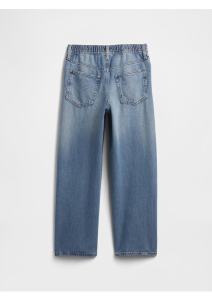 Erkek Çocuk Mavi Baggy Denim Pantolon modelleri