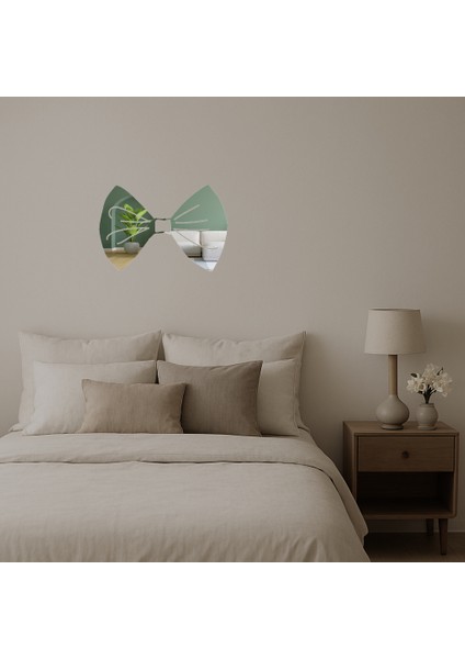 Kurdele Fiyonk Dekoratif Aynalı Tablo - 18324-7289 fiyatları