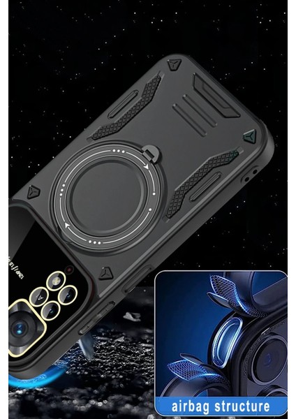 Xiaomi Redmi Note 12 Pro 4g Kılıf Joy Lens Standlı Kapak - Siyah - 19763-5344 fırsatları