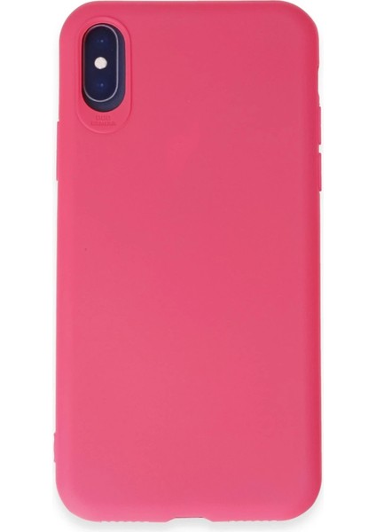 iPhone x Kılıf First Silikon - Pembe - 18228-9006
