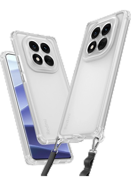 Xiaomi Redmi Note 14 Pro 5g Kılıf Penta Silikon Kılıf - Şeffaf - 17015-3636