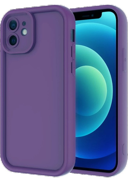 iPhone 11 Kılıf Viera Silikon - Mor - 16206-8844