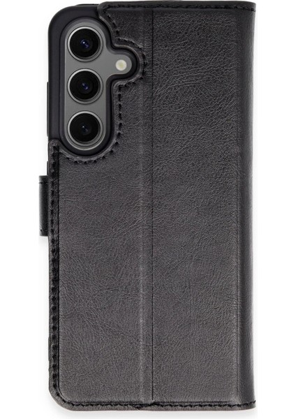 Samsung Galaxy S24 Kılıf Trend S Plus Kapaklı Kılıf - Siyah - 15098-8190