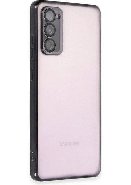 Samsung Galaxy S20 Fe Kılıf Lensli Silikon - Siyah - 13055-8217