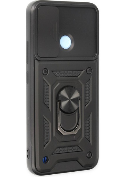 Realme C25Y Kılıf Pars Lens Yüzüklü Silikon - Siyah - 14321-9625 fiyatları