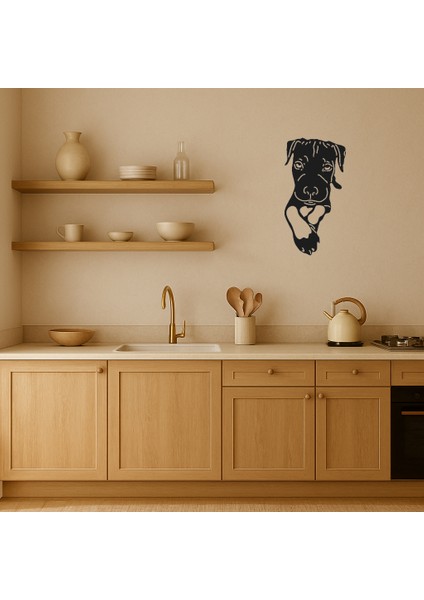 Modern Köpek Yüzü Mdf Dekoratif Tablo - 12876-1347 fiyatları