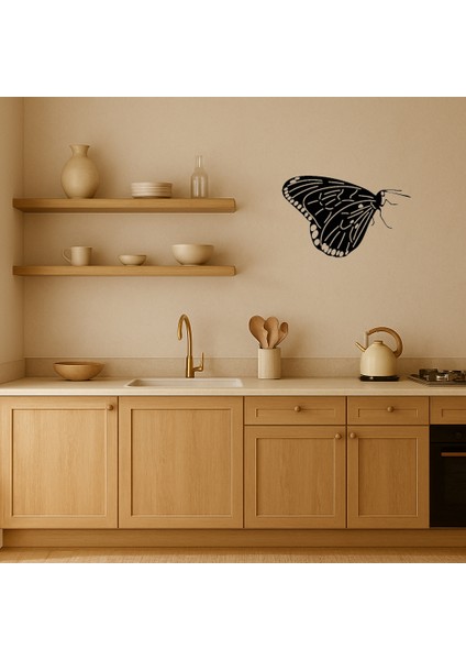Zarif Kelebek Motifli Duvar Dekorasyonu - 19670-2912 fiyatları