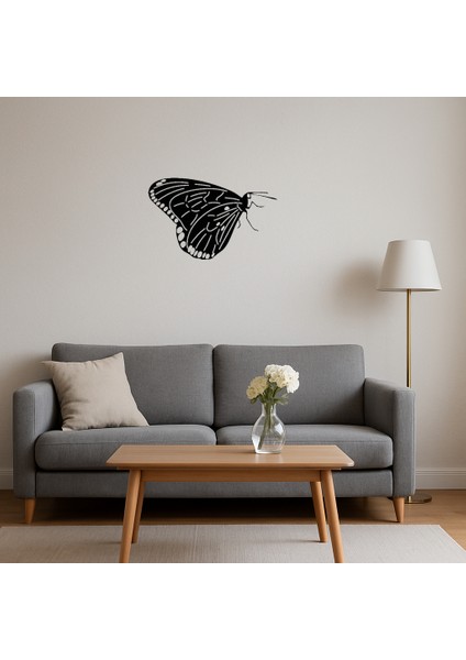 Zarif Kelebek Motifli Duvar Dekorasyonu - 19670-2912 fırsatları