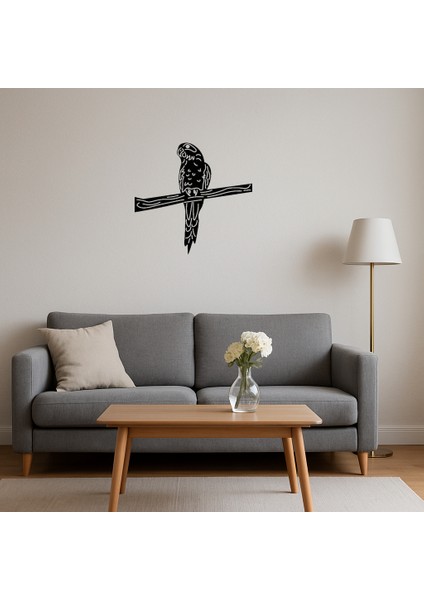 Papağanlı Dal Dekoratif Tablo - 18641-7480 fırsatları