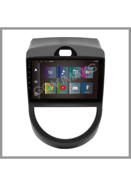 GOVİMAKS KIA SOUL 2010-2013 UYUMLU 6 GB RAM 128 GB HAFIZA ANDROID MULTIMEDIA TEYP
