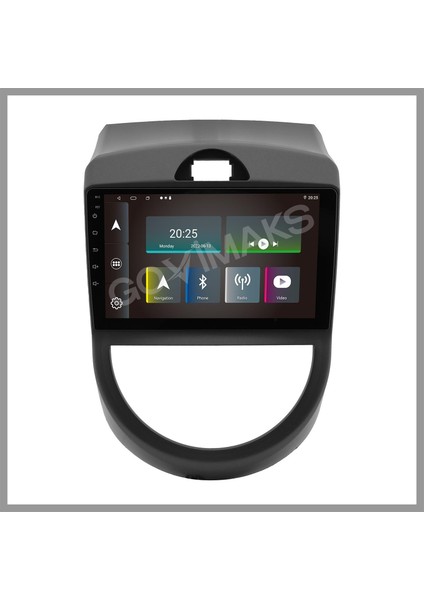 GOVİMAKS KIA SOUL 2010-2013 UYUMLU 6 GB RAM 128 GB HAFIZA ANDROID MULTIMEDIA TEYP