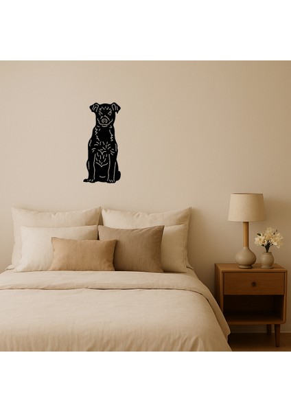 Küçük Köpek Mdf Dekoratif Tablo - 12530-3961