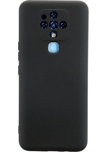 Tecno Camon 16 Kılıf Nano Içi Kadife Silikon - Siyah - 17754-9923