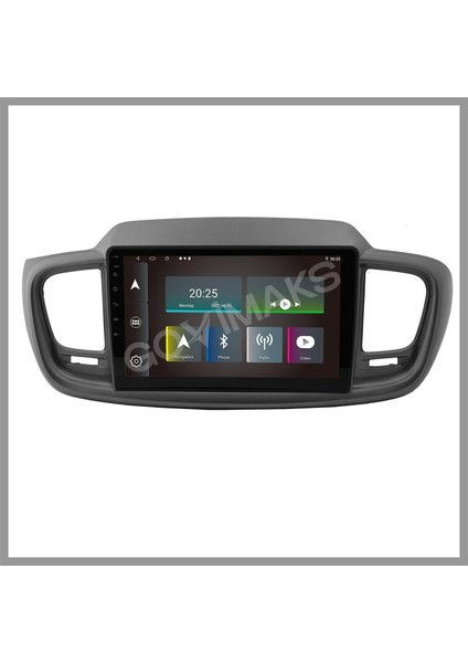 GOVİMAKS KIA SORENTO 2015-2016 UYUMLU 2 GB RAM 32 GB HAFIZA ANDROID MULTIMEDIA TEYP