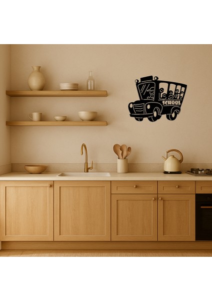 Öğrencili Okul Servisi Dekoratif Tablo - 16454-8084 fiyatları