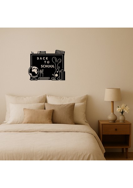 Okula Dönüş Tahtası Dekoratif Tablo - 13976-6297