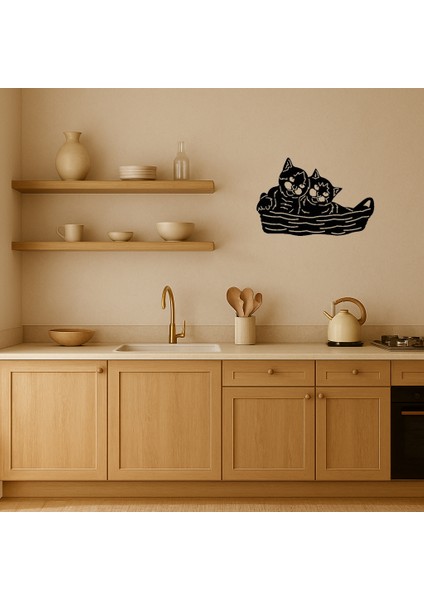 Sepetteki Iki Kedi Tablosu - 16109-3912 fiyatları