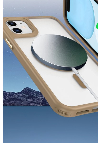 iPhone 12 Kılıf Enka Magsafe Silikon Kılıf - Desert - 16426-4649 modelleri