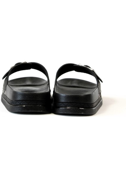 . Desenli Siyah Kadın Terlik