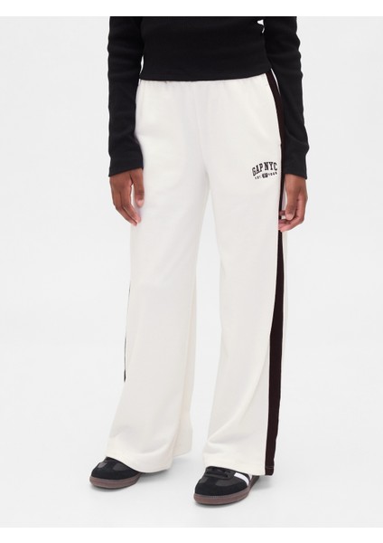 Kız Çocuk Beyaz Vintagesoft Baggy Gap Logo Pantolon modelleri