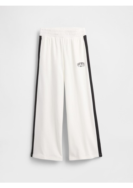 Kız Çocuk Beyaz Vintagesoft Baggy Gap Logo Pantolon indirimleri